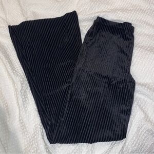 Forever 21 Velvet Ribbed Stretch Corduroy Bell Bottom Flare Large